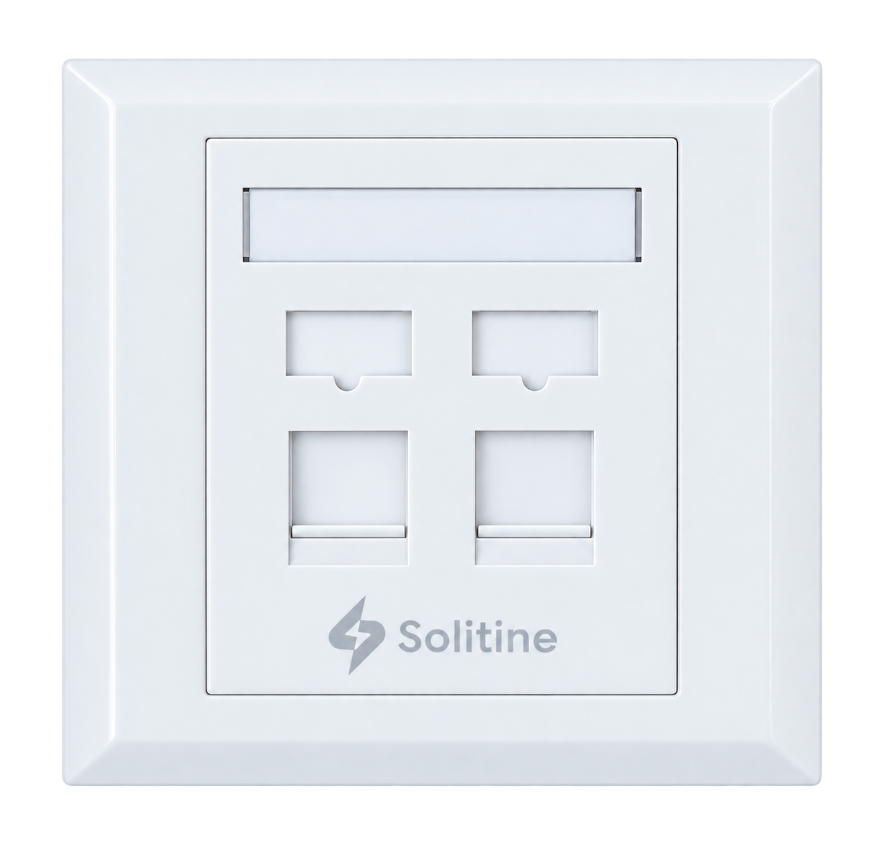 SOLITINE Dual Port Face Plate (86 × 86 mm) thumbnail