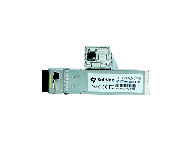 Solitine 10G SFP+ Module – 1330nm/1270nm, 40km, Simplex thumbnail