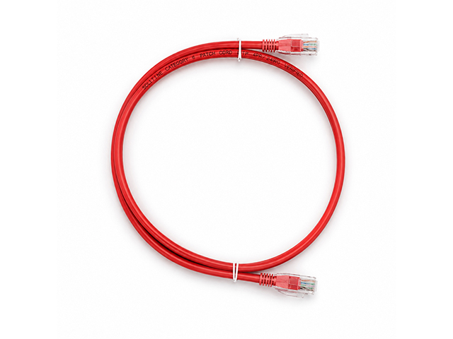 Solitine Cat6 UTP Patch Cable, 1m (Yellow, Blue, Orange, Red) thumbnail