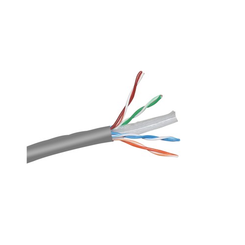 SOLITINE SOL6156-GR-U U/UTP Cat-6 Solid Copper PVC LAN Cable (Grey) thumbnail