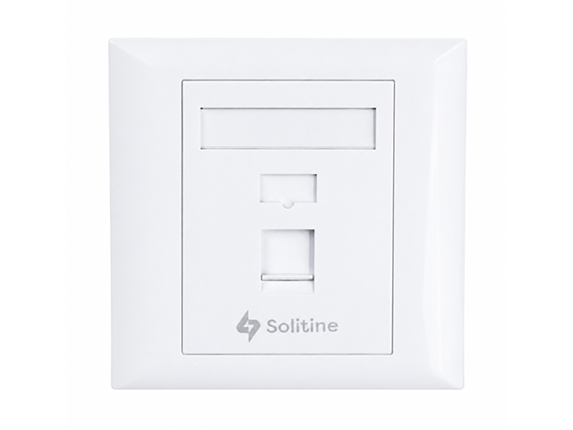 SOLITINE Single Port Face Plate (86 × 86 mm) thumbnail