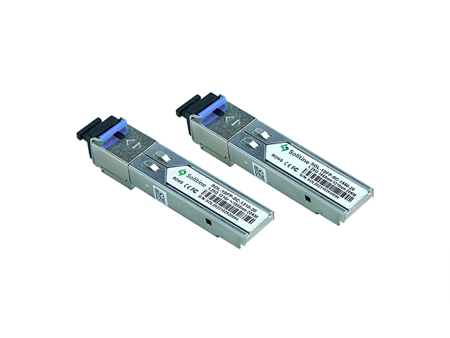 Solitine 1.25G SFP SC Module (Pair) – 20km, 1000BASE-BX, SMF