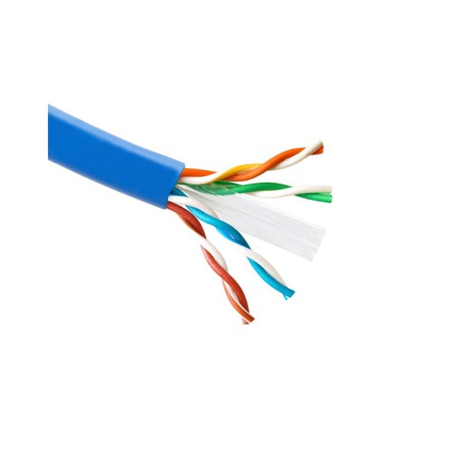 SOLITINE SOL6156-BL-U U/UTP Cat-6 Solid Copper PVC LAN Cable (Blue)