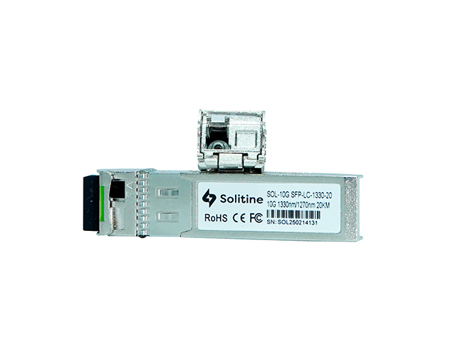 Solitine 10G SFP+ LC Module (Pair) – 20km, 10GBASE-BX, SMF